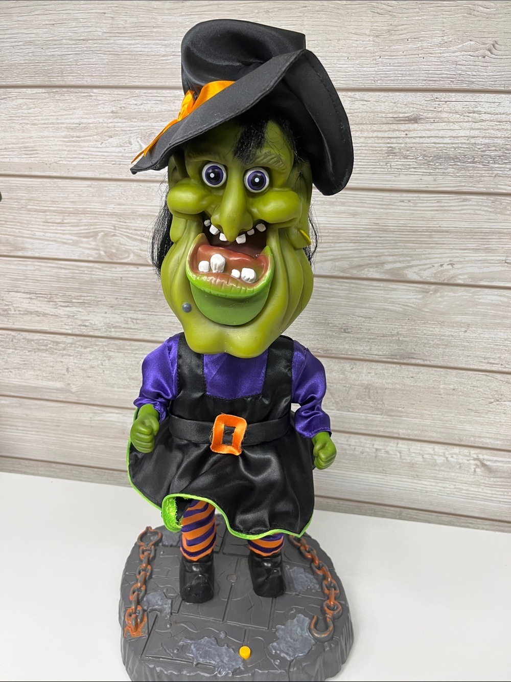 Vintage Gemmy singing and dancing witch “ I want candy” song
